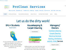 Tablet Screenshot of procleanrexburg.com